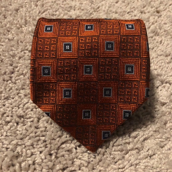 Tom Jones executive collection tie orange - Picture 1 of 6